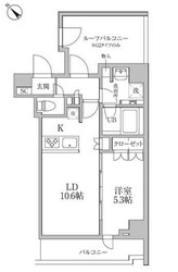 レジディア文京本郷IIIの物件間取画像